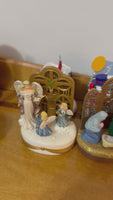 Vintage Santas Best Christmas Lighted Musical Decoration Set of 6
