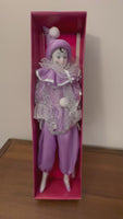 Vintage Harlequin Clown Porcelain-Clothing Decor Figurine

