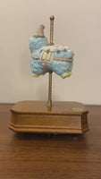 Porcelain Carrousel 2nd Edition Lamb Music Box Tune It's A Small World
