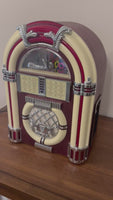 Vintage Spirit of St. Louis Lighted AM/FM Radio Cassette Player Jukebox

