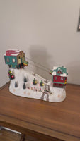Mr. Christmas Wonderland Cable Cars Animated Xmas Decoration
